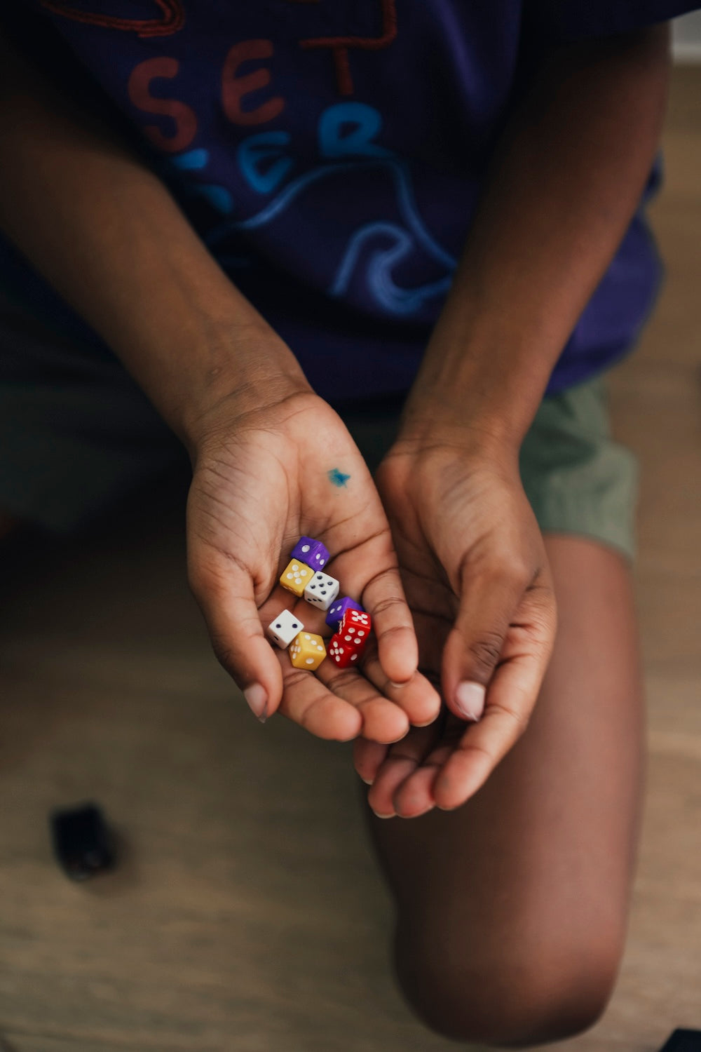 Kids performing magic
